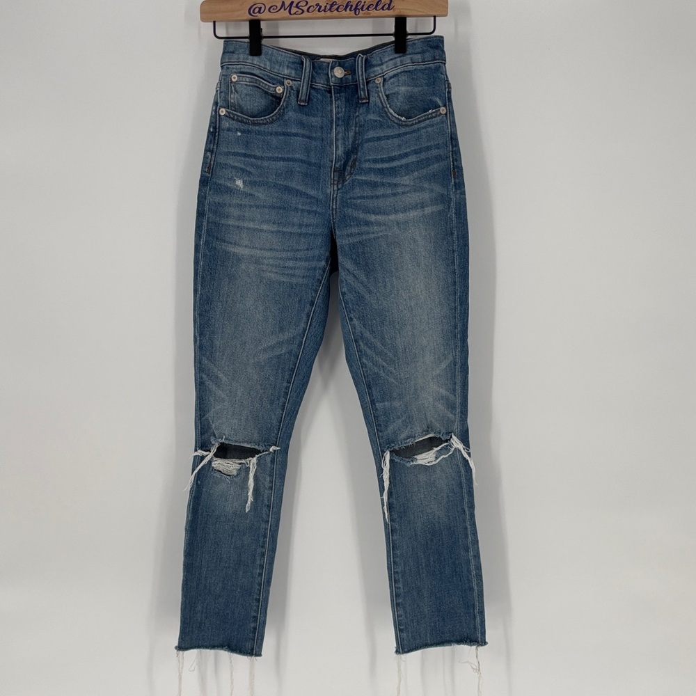 Madewell the high rise slim boy Jean 23